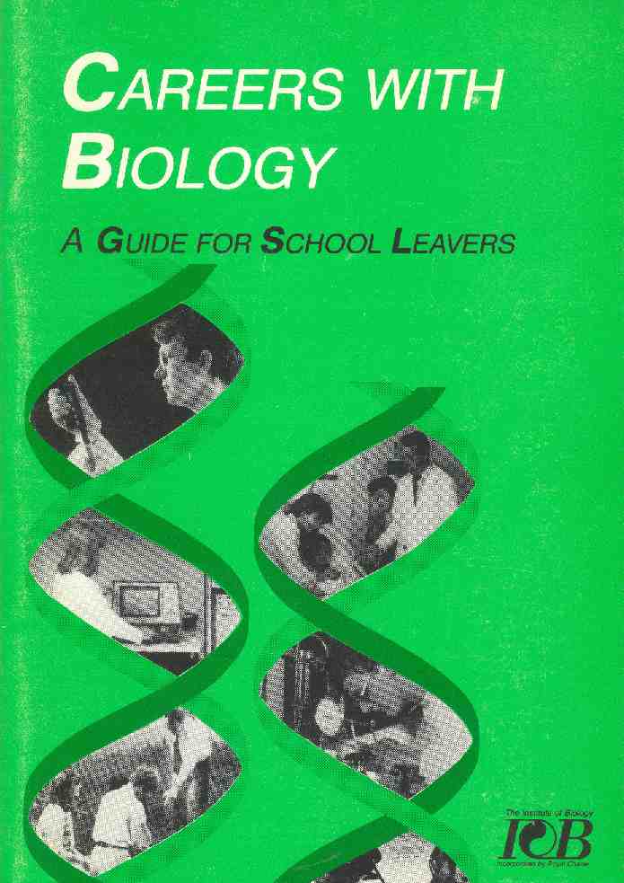 careers with biology