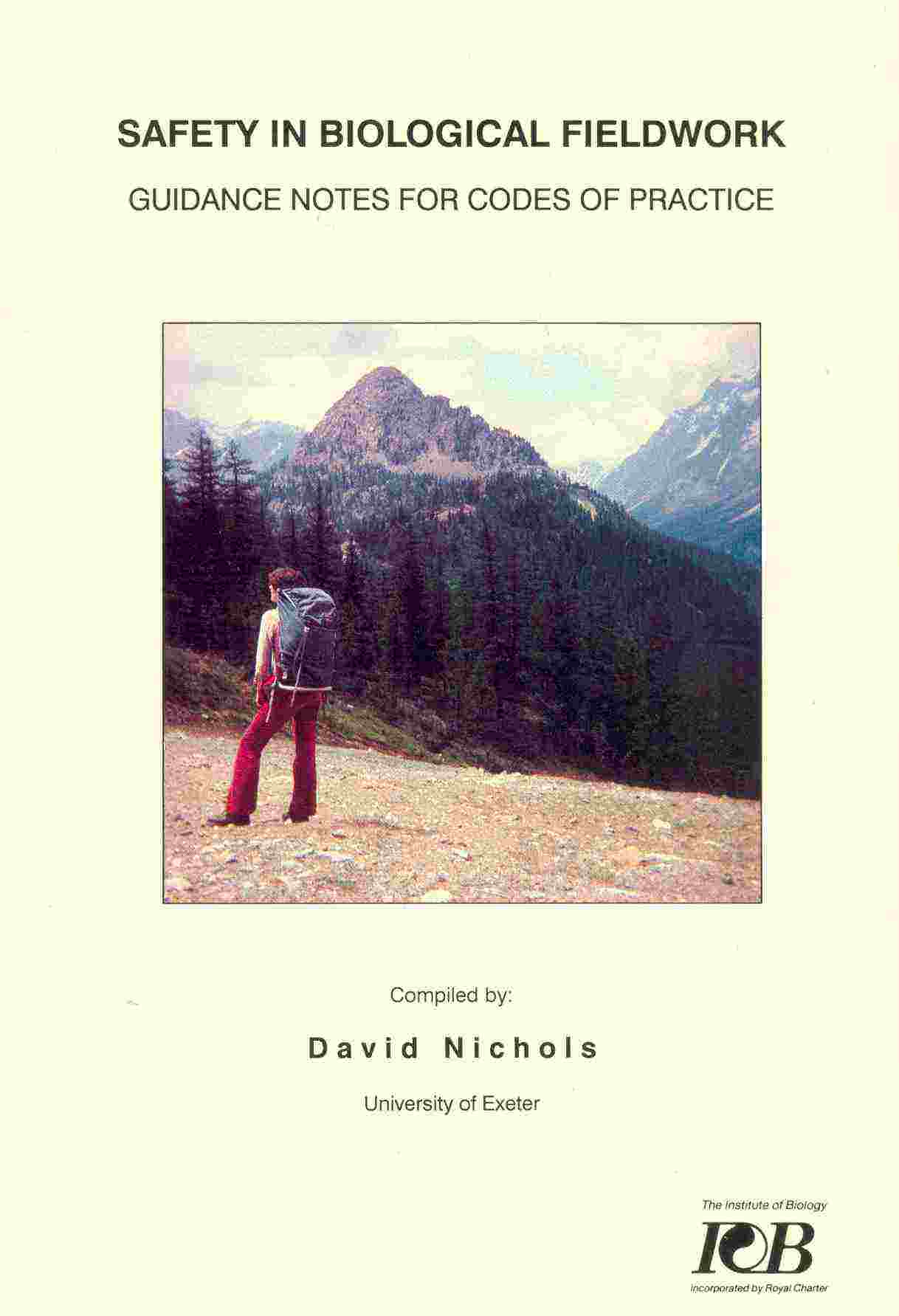 Safety in Biological Fieldwork